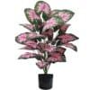 pink artificial potted plants