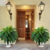 2PSC  UV Resistant Lifelike Artificial Fern, Artificial Ferns for Outdoors, Faux Ferns Fake Ferns Artificial Plants
