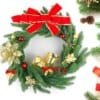 50/100pcs Artificial Plants Holly Little Red Fruits Christmas Wreath Home Room Outdoor Garden Wedding Holiday Party vase Fillers