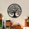 DDPNKL Tree of Life Wall Art Metal Tree Life Wall Decor Family Tree Wall Plaque 11 Inches Tree of Life Wall Hanging