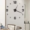 frameless wall clock