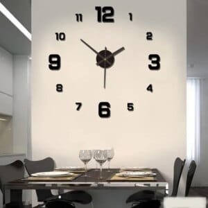 diy wall clock for living room uae