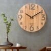 wooden wall clock modern design