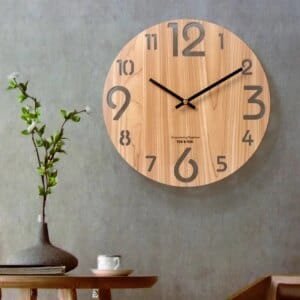 wooden wall clock modern design