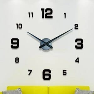 modern wall clock for living room