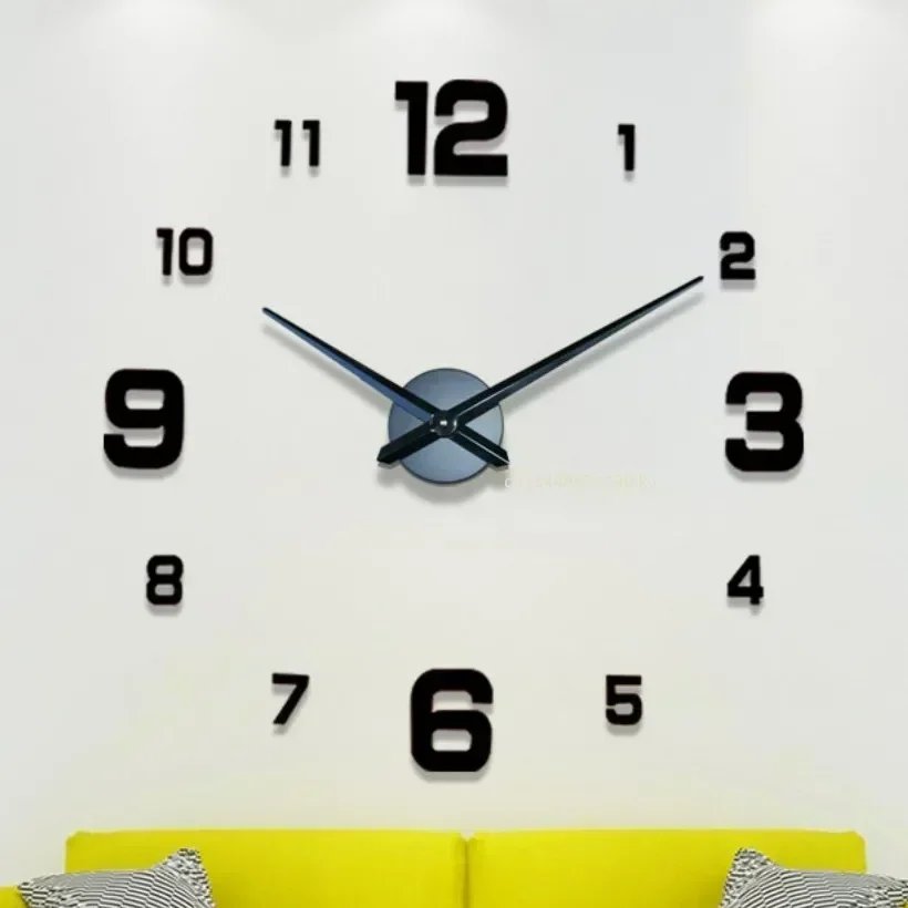 modern wall clock for living room