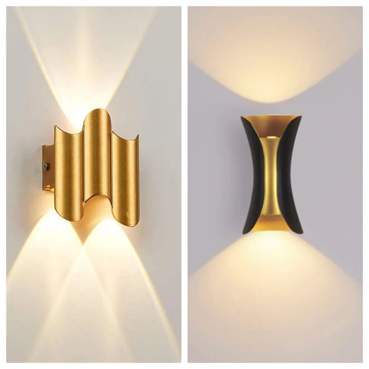 modern led wall light outdoor