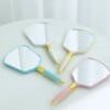 Vintage Handheld Makeup Mirror  HD Mirror with Handle