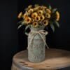 ustic farmhouse flower container