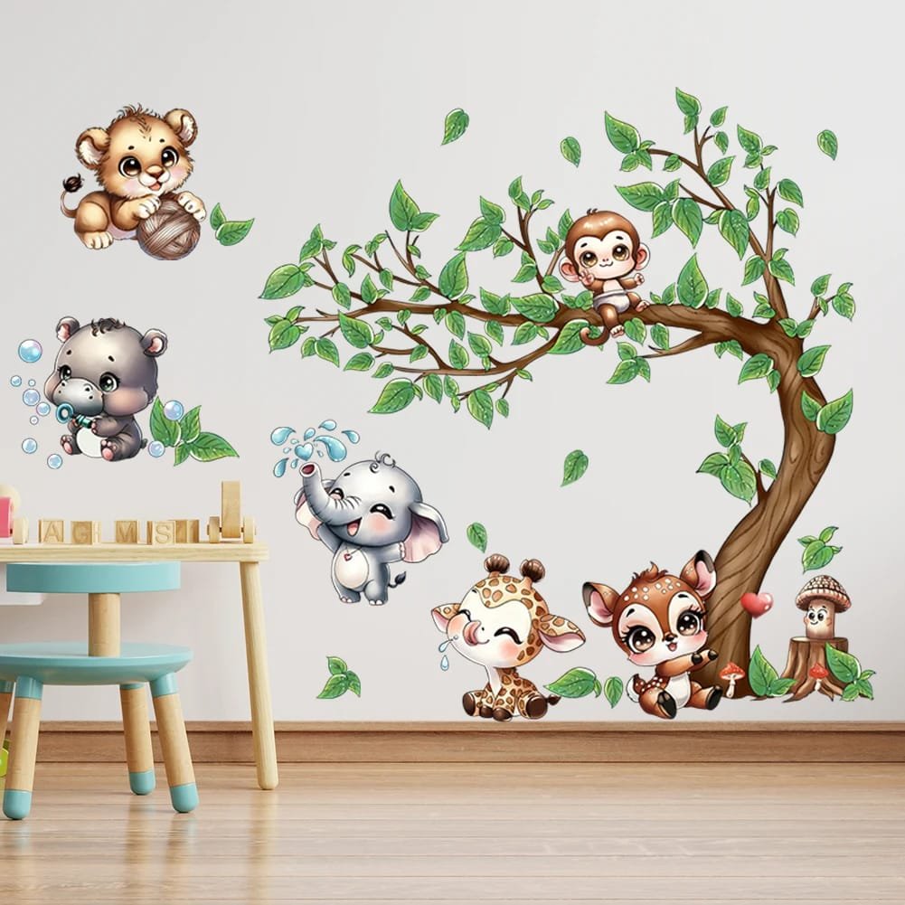 animal wall art stickers