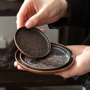 Square Coaster Tea Cup