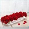 acrylic flower vase rectangular