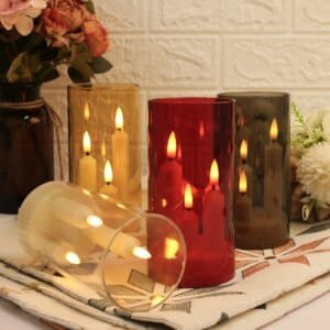 flameless candles taper
