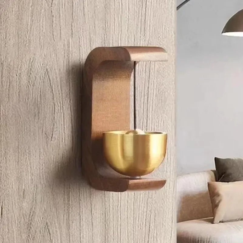 wooden doorbell