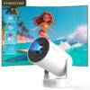 Magcubic HY300 Pro+ Android14 Projector 8000 Lumens 720P Outdoor Portable Movie Home with 5W Speaker WiFi6 BT5.4 Upgrated HY300