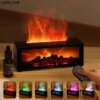 Aroma Flame Humidifier – 7 Color RGB with Remote Control